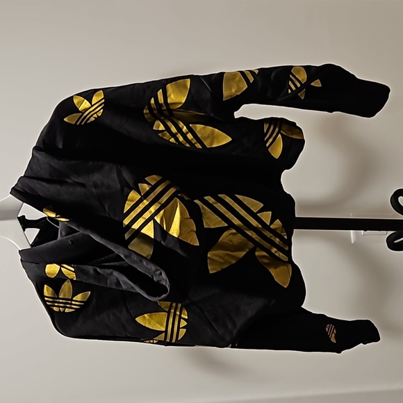 BNWT Adidas Originals Cropped Hoodie Size S - Picture 5 of 8